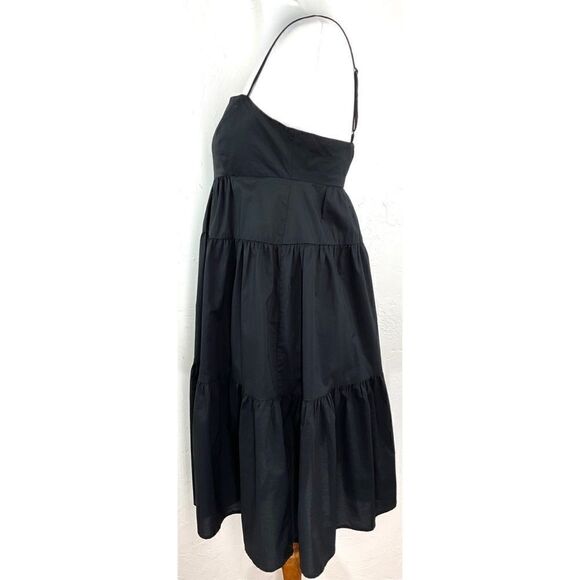 Levi’s Black Clea Cotton Tiered Sleeveless Babydoll Dress Small NWT - Picture 5 of 7